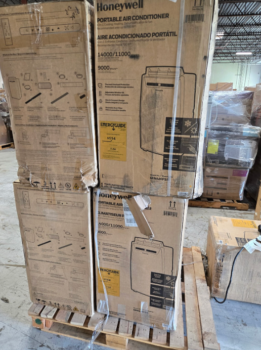 A/C Truckload — Mix of New, Return, Refurbished — 149 units / 21 pallets — FOB TX