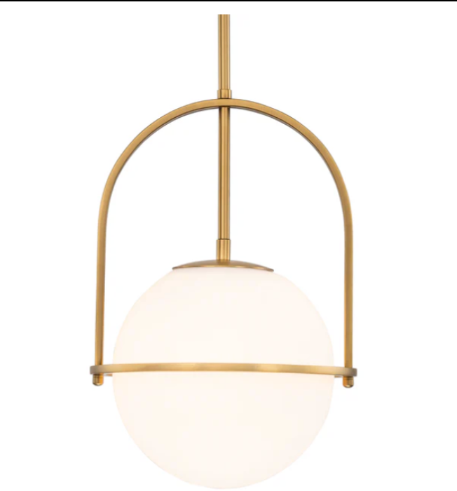 Antique Brass Pendant Ceiling Lights — New — 772 units / 17 pallets — FOB TX