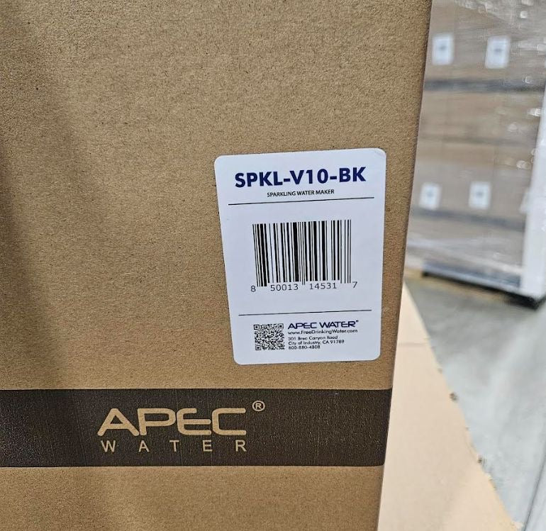 APEC Sparking Water Maker — New Overstock — 1458 units — FOB TX (Request Our Sale Price)